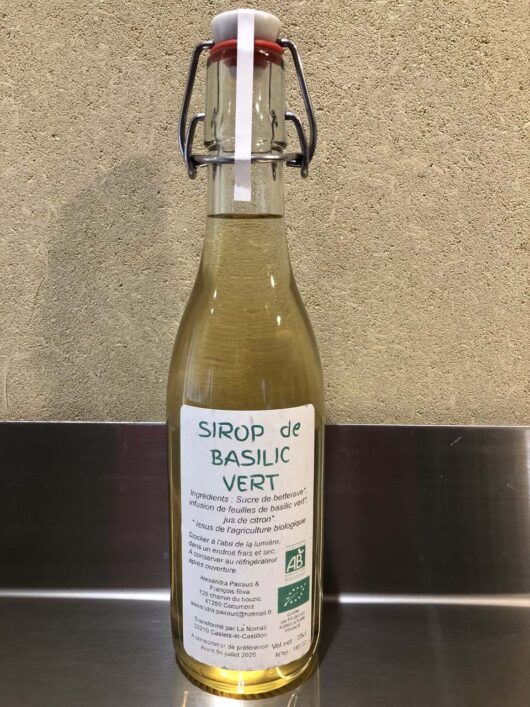 Sirop de basilic vert - AB - 35cl