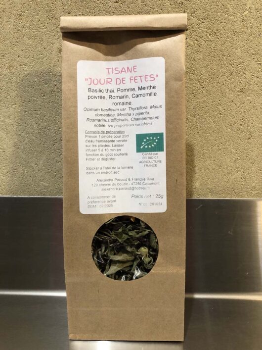 Tisane Jour De Fêtes - AB - 25g