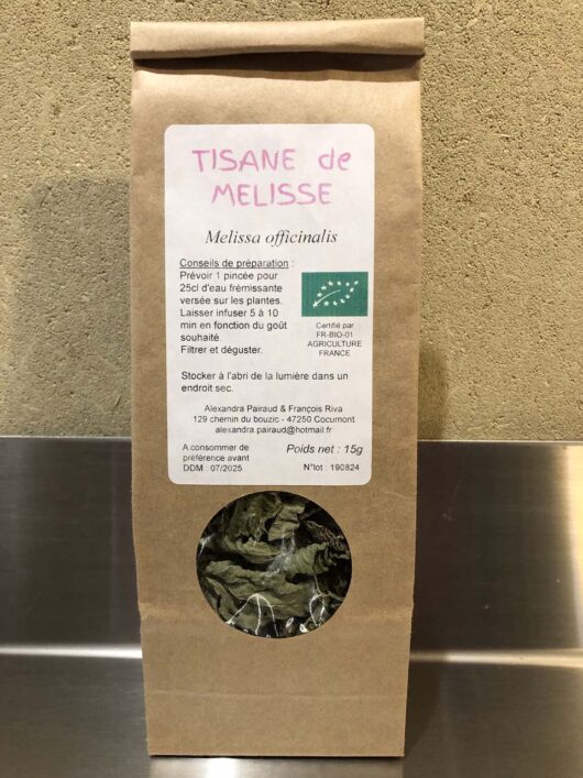 Tisane Mélisse - AB - 15g